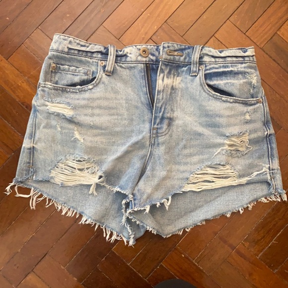 Pistola high waisted denim shorts